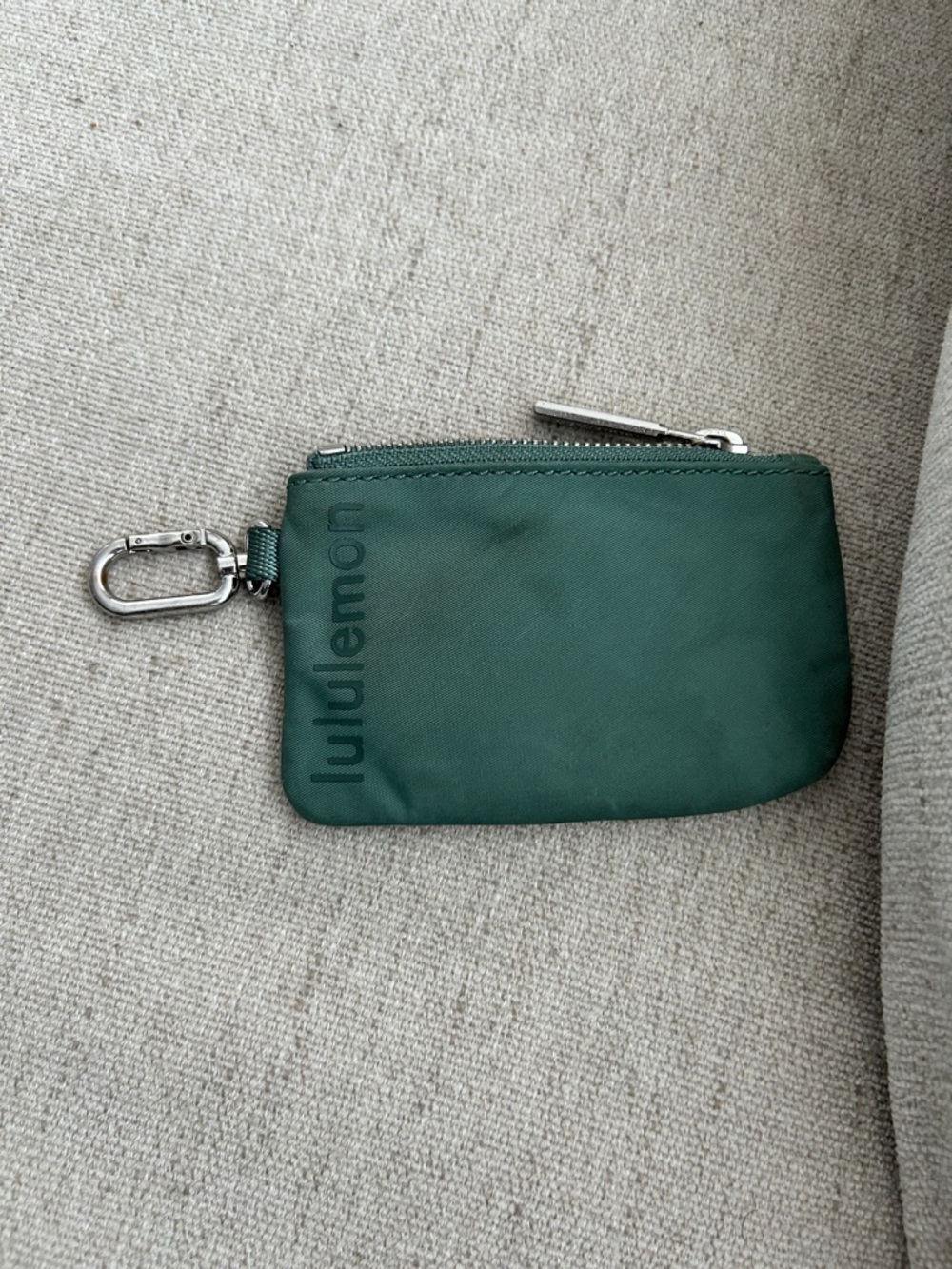 lululemon athletica Dark Green Key Pouch